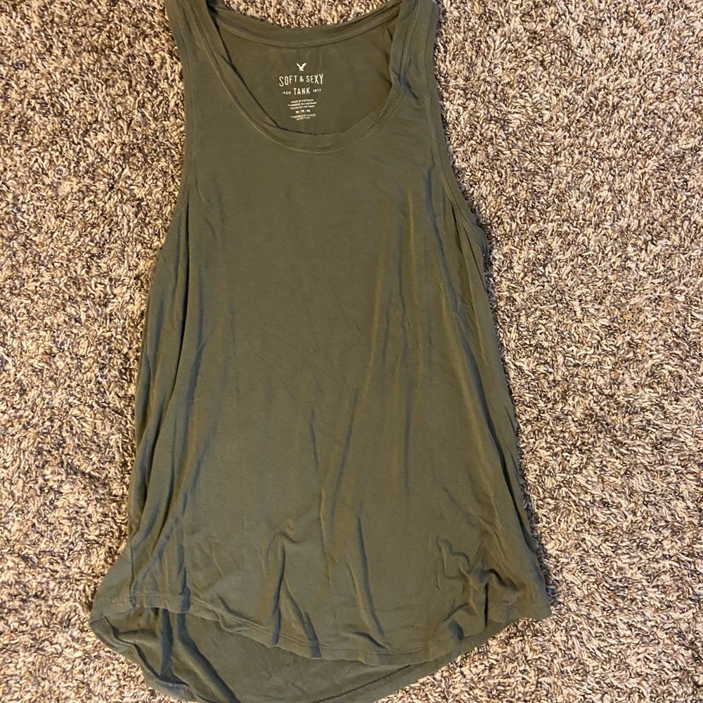 Olive green tank